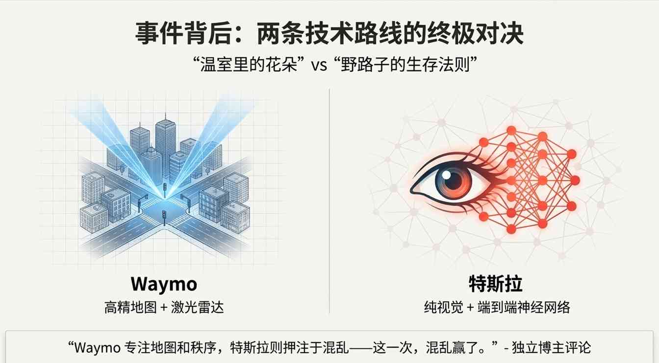 马斯克笑疯了！谷歌无人车街头“装死”，一场大停电，暴露无人驾驶致命伤